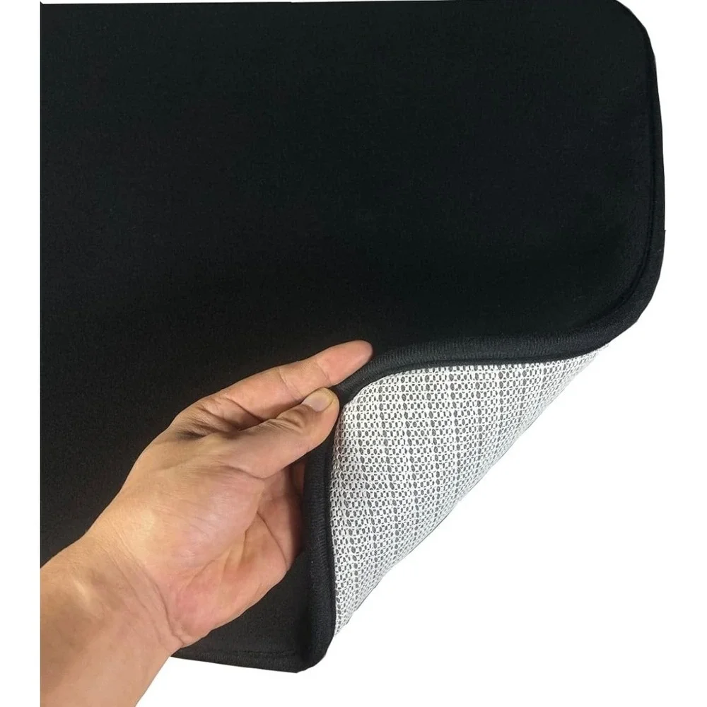 Memory Foam Bathroom Rug Set And Toilet Lid and Tank - 3 Piece